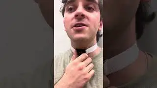 Jonah trying on speaking valve