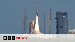 Boeing Starliner launches first crewed mission | BBC News