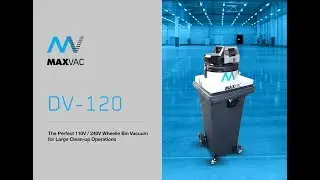 MaxVac DV-120 Wheelie Bin Vacuum