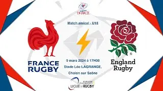 Crunch  #m18  - #under18 : France Rugby vs England Rugby