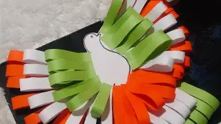 DIY Republic day craft bird/ Easy crafting #republicdaydrawing #craftideas #birds #tiranga #art 