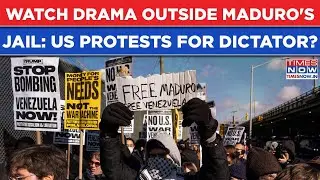Venezuela's Maduro In US Jail: Watch Dramatic Scenes Before Court Appearance| Protesters Chant...