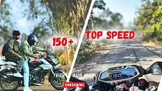Ns200 Top Speed 2026 New Model With Pillion in white Colour 🚀🏁
