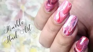 Marble Nail Art | Using Plastic Bag | Without Water | Nail Art Lobby