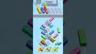 car jam traffic puzzle game level-616 complete #carjam #carjamtv #trafficjam #trafficpuzzle #puzzle