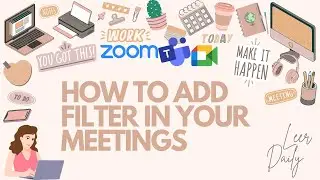 HOW TO USE SNAPCHAT FILTERS IN YOUR ZOOM, GOOGLE MEET, MS TEAMS MEETINGS | TUTORIAL | LEER DAILY