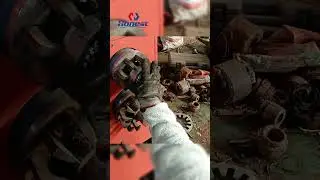 Electric Stator Motor Cutting Machine Scrap Motor Recycling Machine  Pulling Dismantling Copper