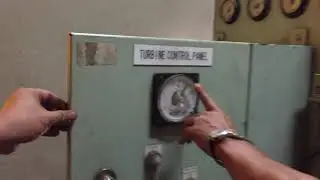Test Over Speed Trip Turbine 1500 Kw. SHINKO