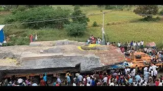 Vishnu, Perumal Statue, 64 feet, 300 Tonne Vishnu Kesava Perumal Statue Shifting,