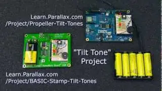 Tilt Tone Circuit with the Basic Stamp HomeWork Board