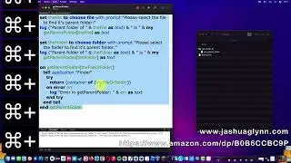 AppleScript, AppleScript++, AppleScriptpp, get parent folder script, find parent directory function