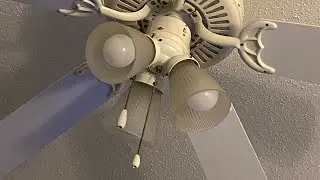 My noisy neighbor refusing to calm their kid down. Ceiling fan strings are shaking.