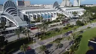 icast 2021 entrance and drone footage provided by FishNFX on a DJI mini 2