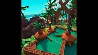 Walkabout Mini Golf, Tiki &aacute; Coco, Hole 4, Hole in 1.