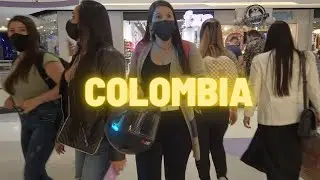WALK IN HUGE MALL IN SABANETA, JUST SOUTH OF MEDELLIN, COLOMBIA