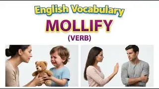 1667) Mollify &ndash;  Word Meaning, word use,  Synonyms & Antonyms  |  English vocab builder