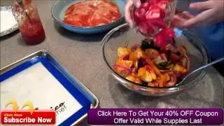 Baked Chicken Breasts Using Silicone Baking Mats