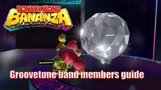 Руководство по поиску участников группы Groovetone на сцене &mdash; Groove layer | 4K | Donkey Kong Ban...