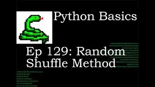 Python Basics Random Shuffle
