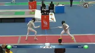 2022 T16 01 F F Individual Riyadh KSA Saudi Games RED  ANAHEED FARIS ALKHIBIRI KSA vs ASMA MOHAMMED