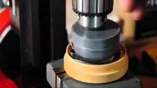 Brian Law's Woodenclocks - Clock 12 - Fitting the spring