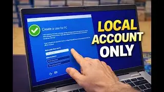 Пропуск учетной записи Microsoft в Windows 11 с использованием локальной учетной записи