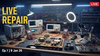 Live Electronics Repair Ep.1 | Circuit Fix | 9 Jan 2026