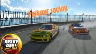 Parkour race in drive zone online// SRTcar in race // racing // mobile racing game