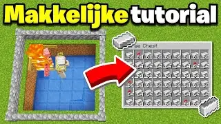 MAKKELIJKSTE IRON FARM Voor Minecraft BEDROCK 1.20+!