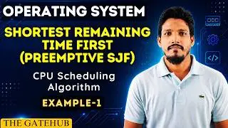 Планирование ЦП по алгоритму SRTF || Вытесняющий SJF || Решенный пример 1