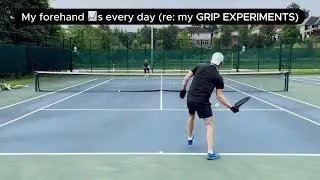 My forehand 📈s every day (re: my GRIP EXPERIMENTS)