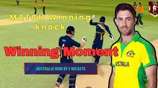 RC 24 | Maxwell's Match‑Winning T20 Knock 🇿🇦🔥 | SA vs AUS Decider Gameplay | Real Cricket 24