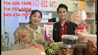 Nhiều Mặt Hàng Mới Về, Xá Bấu Rim, Hộp Quà Tết Bánh Tét Chưng, Trà Kim Quất Chanh Dây 714-326-1349