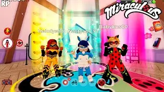 NOVO TRANSFORMAÇOES DO GRUPO NO MIRACULOUS RP - MIRACULOUS ROBLOX!