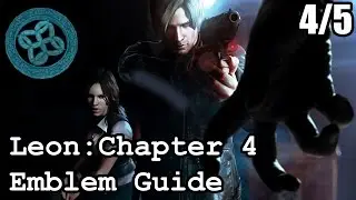 Serpent Emblem Locations 4/5 [Leon Chapter 4] Resident Evil 6