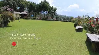 Terbaru Villa Kayu Opung Puncak Cisarua Bogor Fasilitas Billiard,Tenis Meja, Halaman Luas, & Kamar 5