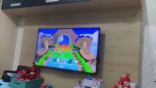 Step It Up Mario Party 9 1-vs.-Rivals Minigames com mamãe papai e filinho Games do Nuno