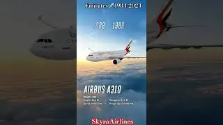 From 1985 to 2025 &ndash; All Emirates Jets in 60 Seconds🛫🔔👍📝#aviation #emirates #boeing #airbus #music