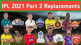 10 Replacements For IPL 2021 Part 2 in UAE ( Big Names In List )