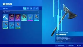 Centurion Edge | Fortnite Pickaxe ingame menu Showcase