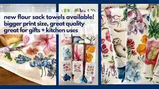 Flour Sack Towel with New Holiday Design_Andrea Garvey