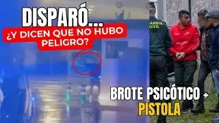 Gasolinera, ARMA DE FUEGO y un DISPARO: la prensa dice QUE NO HUBO RIESGO