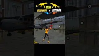 Ump Headshot Trick | Best ⚡️Auto Headshot Sensitivity | #freefire #headshottrick #gaming