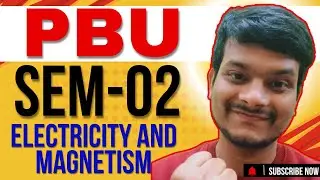 PBU 2nd semester bsc physics syllabus 2025 | Electricity and Magnetism