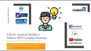Cálculo anual sueldos y salarios 2023 en Contpaqi Nominas
