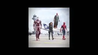 CAPTAIN AMERICA VS IRON MAN AIRPORT CIVIL WAR😎🤟💪💪💪👉#shortsfeed #freefiregame