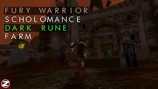 Solo Warrior 13-Minute Scholo Dark Rune Run - TBC Fury Warrior