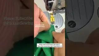 Menjahit Manset Jempol #sewingtips #shorts