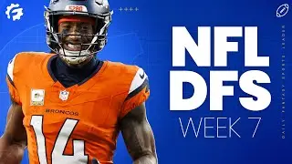 LIVE NFL DFS Picks & Strategy for DraftKings & FanDuel! (Week 7)