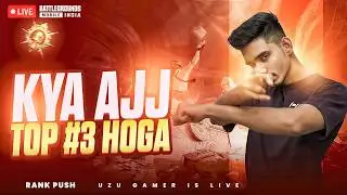 TOP 3 WITH SHER  | CONQUEROR RANK PUSH DAY 25 | BGMI LIVE | UZU GAMER